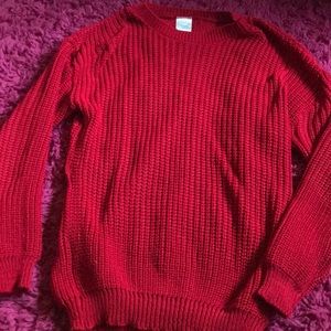 Never worn red sweater!
